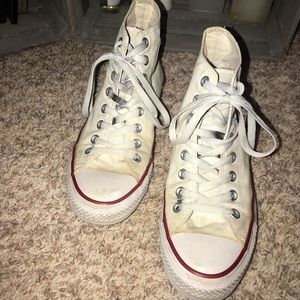 White High-Top Converse